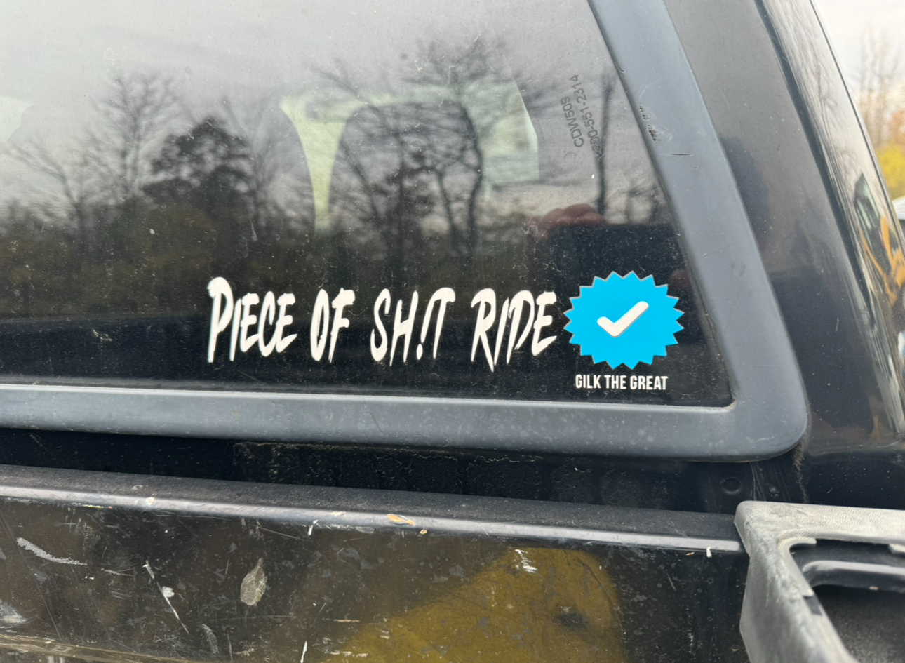 Verified POS Ride Sticker